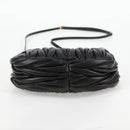Miu Miu Matelasse Hand Bag Leather 2way Black Auth 119232SM-5