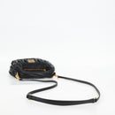 Miu Miu Matelasse Hand Bag Leather 2way Black Auth 119232SM-8