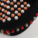 FENDI Mamma Baguette Shoulder Bag Nylon Black Gold Auth 119240SM-12