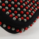 FENDI Mamma Baguette Shoulder Bag Nylon Black Gold Auth 119240SM-13