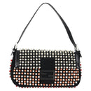 FENDI Mamma Baguette Shoulder Bag Nylon Black Gold Auth 119240SM-2