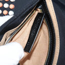 FENDI Mamma Baguette Shoulder Bag Nylon Black Gold Auth 119240SM-24