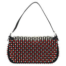 FENDI Mamma Baguette Shoulder Bag Nylon Black Gold Auth 119240SM-3