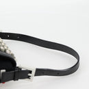 FENDI Mamma Baguette Shoulder Bag Nylon Black Gold Auth 119240SM-9