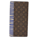 LOUIS VUITTON Monogram Patchwork Porte Feuille Brother Wallet M69739 Auth 119246-2