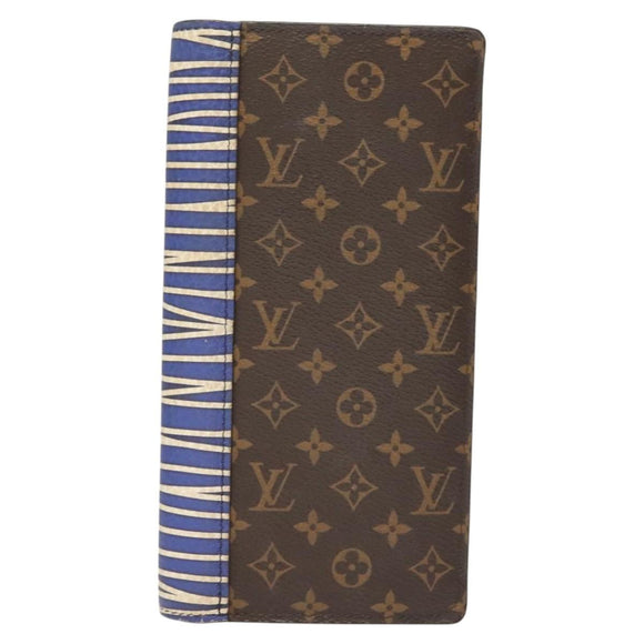 LOUIS VUITTON Monogram Patchwork Porte Feuille Brother Wallet M69739 Auth 119246