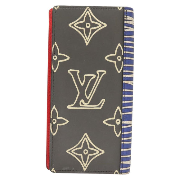 LOUIS VUITTON Monogram Patchwork Porte Feuille Brother Wallet M69739 Auth 119246