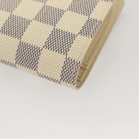 LOUIS VUITTON Damier Azur Portefeuille Viennois Wallet N61676 LV Auth 119248V