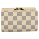 LOUIS VUITTON Damier Azur Portefeuille Viennois Wallet N61676 LV Auth 119248V-2