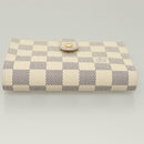 LOUIS VUITTON Damier Azur Portefeuille Viennois Wallet N61676 LV Auth 119248V-6