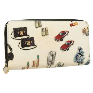 LOUIS VUITTON Monogram Vernis Nicolas Ghesquire Zippy Wallet M50370 Auth 119251