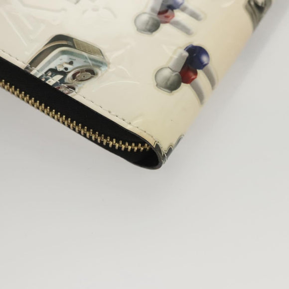 LOUIS VUITTON Monogram Vernis Nicolas Ghesquire Zippy Wallet M50370 Auth 119251