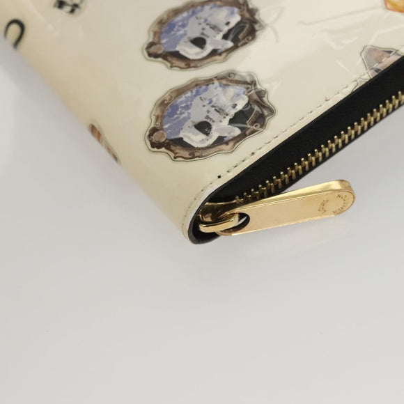 LOUIS VUITTON Monogram Vernis Nicolas Ghesquire Zippy Wallet M50370 Auth 119251