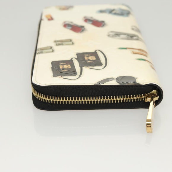 LOUIS VUITTON Monogram Vernis Nicolas Ghesquire Zippy Wallet M50370 Auth 119251