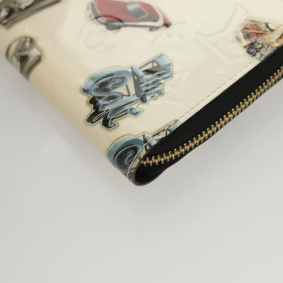 LOUIS VUITTON Monogram Vernis Nicolas Ghesquire Zippy Wallet M50370 Auth 119251