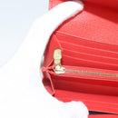 LOUIS VUITTON Monogram Jungle Dot Portefeuille Sarah Wallet M41381 Auth 119252V-22