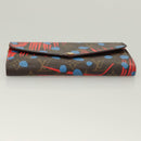 LOUIS VUITTON Monogram Jungle Dot Portefeuille Sarah Wallet M41381 Auth 119252V-6