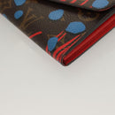 LOUIS VUITTON Monogram Jungle Dot Portefeuille Sarah Wallet M41381 Auth 119252V-14