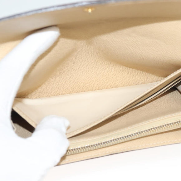 LOUIS VUITTON Monogram Dentelle Portefeuille Sarah Wallet M95390 LV Auth 119253V