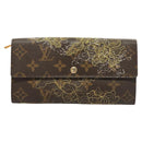 LOUIS VUITTON Monogram Dentelle Portefeuille Sarah Wallet M95390 LV Auth 119253V-13