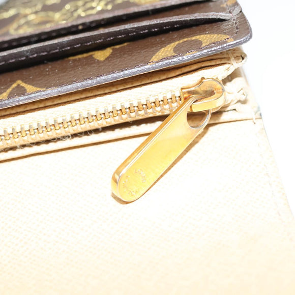 LOUIS VUITTON Monogram Dentelle Portefeuille Sarah Wallet M95390 LV Auth 119253V