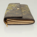 LOUIS VUITTON Monogram Dentelle Portefeuille Sarah Wallet M95390 LV Auth 119253V-4
