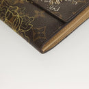 LOUIS VUITTON Monogram Dentelle Portefeuille Sarah Wallet M95390 LV Auth 119253V-14