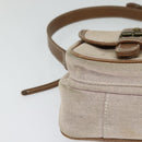 BURBERRY Blue Label Shoulder Bag Canvas Pink Auth 119316-9