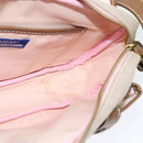 BURBERRY Blue Label Shoulder Bag Canvas Pink Auth 119316-19