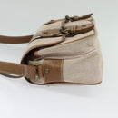 BURBERRY Blue Label Shoulder Bag Canvas Pink Auth 119316-3