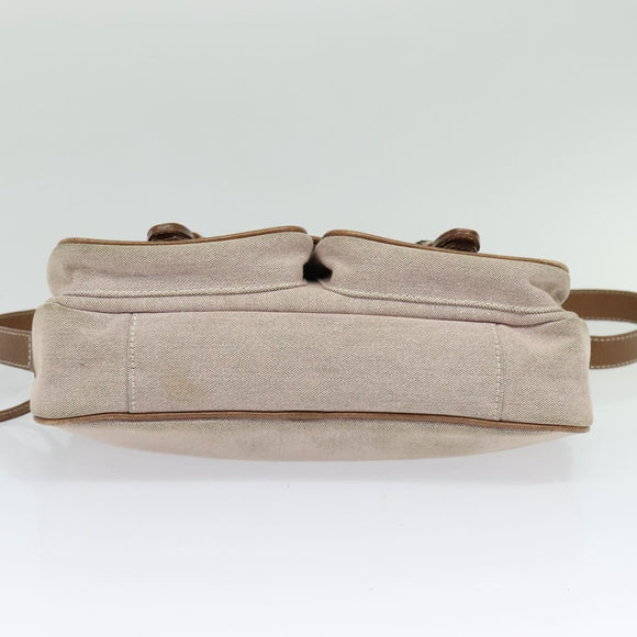 BURBERRY Blue Label Shoulder Bag Canvas Pink Auth 119316