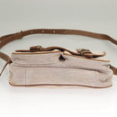 BURBERRY Blue Label Shoulder Bag Canvas Pink Auth 119316-9