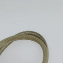 FENDI Zucchino Canvas Hand Bag Silver Auth 119320-8