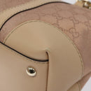 GUCCI GG Canvas Lovely Hand Bag Pink Gold 257069 Auth 119334-10