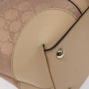 GUCCI GG Canvas Lovely Hand Bag Pink Gold 257069 Auth 119334-11