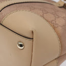 GUCCI GG Canvas Lovely Hand Bag Pink Gold 257069 Auth 119334-12