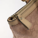 GUCCI GG Canvas Lovely Hand Bag Pink Gold 257069 Auth 119334-16
