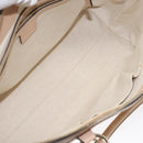 GUCCI GG Canvas Lovely Hand Bag Pink Gold 257069 Auth 119334-18