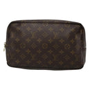 LOUIS VUITTON Monogram Trousse Toilette 28 Clutch Bag M47522 LV Auth 119338-13