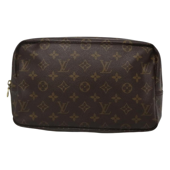 LOUIS VUITTON Monogram Trousse Toilette 28 Clutch Bag M47522 LV Auth 119338