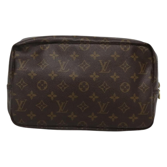 LOUIS VUITTON Monogram Trousse Toilette 28 Clutch Bag M47522 LV Auth 119338