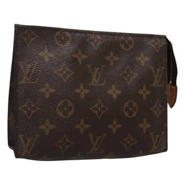 LOUIS VUITTON Monogram Poche Toilette 15 Pouch M47546 LV Auth 119343