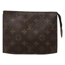 LOUIS VUITTON Monogram Poche Toilette 15 Pouch M47546 LV Auth 119343-13