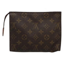LOUIS VUITTON Monogram Poche Toilette 15 Pouch M47546 LV Auth 119343-2