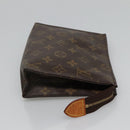LOUIS VUITTON Monogram Poche Toilette 15 Pouch M47546 LV Auth 119343-3