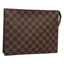 LOUIS VUITTON Damier Ebene Poche Toilette 26 Pouch N47543 LV Auth 119346-1