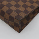 LOUIS VUITTON Damier Ebene Poche Toilette 26 Pouch N47543 LV Auth 119346-15