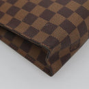 LOUIS VUITTON Damier Ebene Poche Toilette 26 Pouch N47543 LV Auth 119346-16