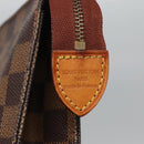 LOUIS VUITTON Damier Ebene Poche Toilette 26 Pouch N47543 LV Auth 119346-8