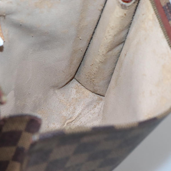 LOUIS VUITTON Damier Ebene Poche Toilette 26 Pouch N47543 LV Auth 119346